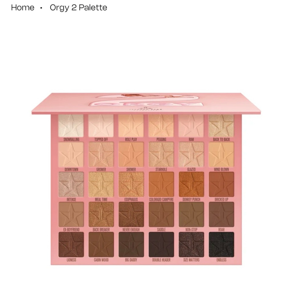 Jeffree Star Orgy 2 Eyeshadow Palette